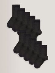 Носки хлопковые для девочки Next T15-447, 10 шт., Черный