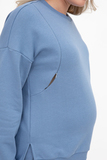 Спортивный костюм для беременных и кормящих 12407 индиго