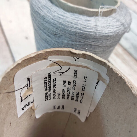 Меринос с хлопком и кашемиром (5%) ZEGNA BARUFFA SIDNEY 2/46 серый меланж
