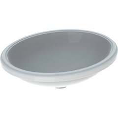 Geberit VariForm Раковина с установкой под столешницу овальной формы, Т1=50х40 см, без отв. под смеситель, без отв. перелива фото
