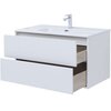 Aquanet 287542 Тумба Lino 80 (Flat) белый глянец (287542)