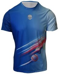 Футболка теннисная Hydrogen Flash Balls Tech T-Shirt - blue