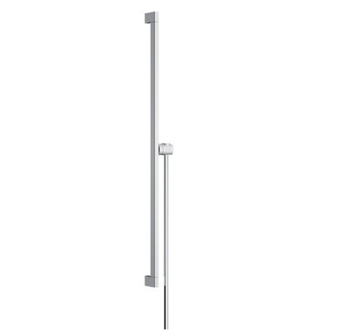 Hansgrohe Unica E Puro 24403000 Душевая штанга 95 см | комплект со шлангом 160 см (хром)
