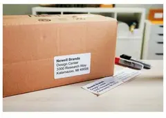 Dymo Многофункц. этикетки 57х32мм 1000шт/рул, легко удаляемые черный шрифт на белом фоне [S0722540]