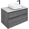 Aquanet 242267 Тумба Nova Lite 90 2 ящ. цв.дуб рошелье (242267)