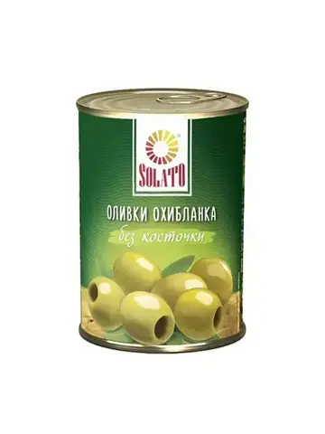 Оливки Solato без косточки 300гр