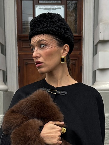 Пилотка JANNA | Черный