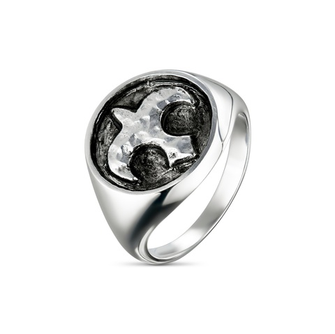 Кольцо Антик Птица Родий 14,5