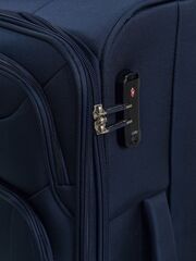 Чемодан Redmond тканевый облегченный средний Темно-синий 68x43x27+3 см 3,5кг5