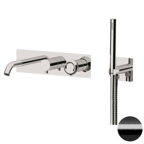 Remer ET53D2WBCFP Смеситель для ванны Remer Element ET53D2WBCFP, черный брашированный хром