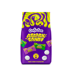 Кислая конфета «Confectum Attack candy» со вкусами киви и маракуйи, 50 гр х 12 шт