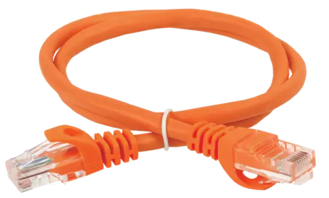 ITK Коммутационный шнур кат. 6 UTP PVC 1м оранжевый