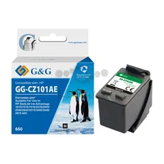 Картридж струйный G&G GG-CZ101AE 650 черный (18мл) для HP DeskJet 1010, 10151515, 1516