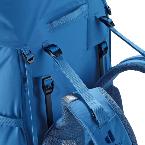 Картинка рюкзак туристический Deuter Aircontact Core 70+10 Baltic/Nightblue - 9