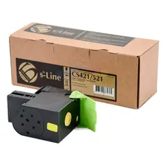 Тонер-картридж БУЛАТ s-Line 78C5XY0 для Lexmark CS, CX421 (Жёлтый, 5000 стр.), совместимый