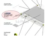 Стекло экспонирования для автоподатчика Ricoh (D1471805)
