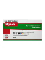 Перезаправляемые картриджи ПЗК PFI-120 BK/MBK/C/M/Y для CANON TM-200, TM-205, TM-300, TM-305, без чипов, 5 шт x 130мл, NEW MyInk