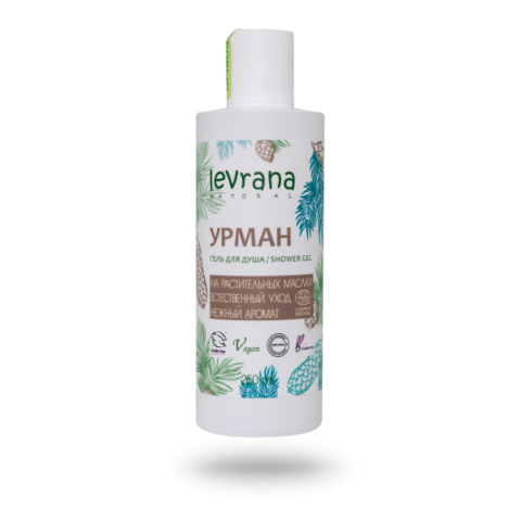 Levrana Гель для душа «Урман», 250 мл. ECOCERT COSMOS NATURAL