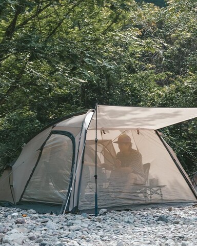 Палатка Naturehike Shandi с тамбуром и дымоходом