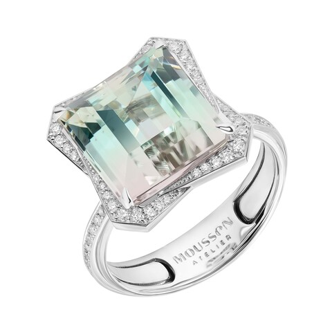 Кольцо с Турмалином и Бриллиантами, R0070-81/1