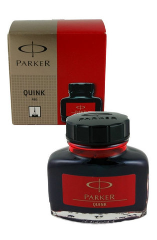 Флакон с чернилами Parker Quink Z13, 57 ml, Red (S0116030)