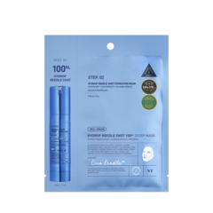 Двухступенчатая тканевая маска VT HYDROP Reedle Shot 100HL 2-Step Mask голубая