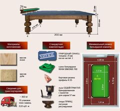 Бильярдный стол для пула 