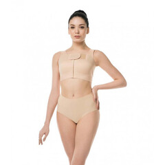 Компрессионный бюстгалтер с бесшовной формованой чашкой и съёмной лентой