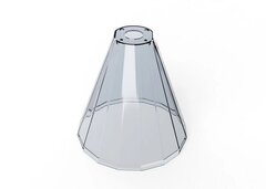 Основание для стульев и столов прозрачное, цвет белый