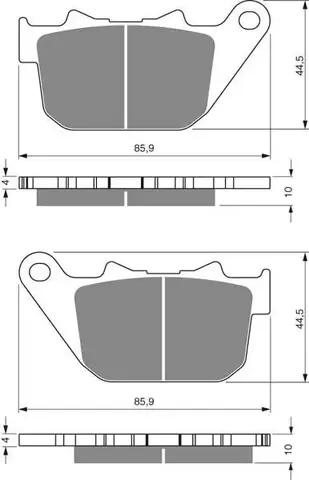 Тормозные колодки дисковые 274 S3