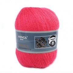 Пряжа "Норка" длинноворсовая, Пух норки-90 % Полиамид-10 %