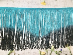 Тесьма текстиль бахрома градиент, ш. 25 см.