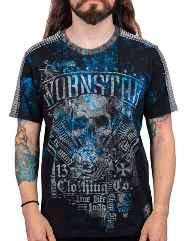 Wornstar | Футболка мужская DEVIL&#39;S ENGINE TEE W108 перед