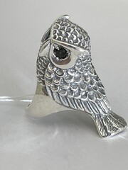Филин (кольцо из серебра)