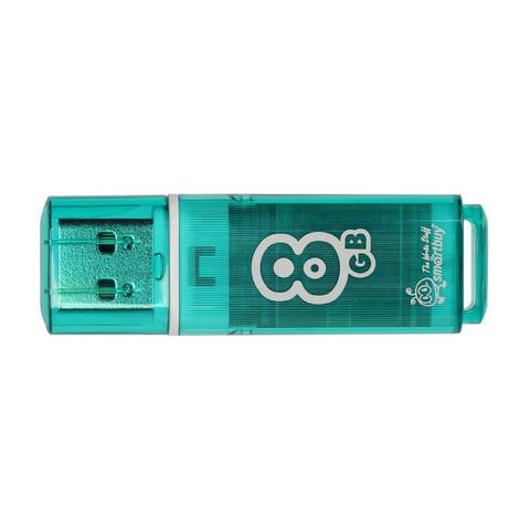 Флеш-память SmartBuy Glossy series 8 Gb USB 2.0 зеленая