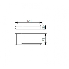 Держатель для туалетной бумаги KAISER Franco BL KH-2720 схема