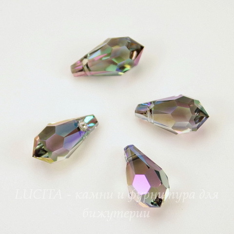 6000 Подвеска Сваровски Drop Crystal Paradise Shine (11х5,5 мм)