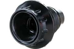 Патрон карболитовый с кольцом Е14, черный, индивид. пакет,Пкб14-04-К11  IEK