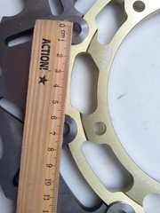 Передние диски для Yamaha XJ6 DIVERSION / YZF R3/ YZF R6 / MT-03 /MT-09 / MT-07 / FZ6 / MXT / XSR 900/ XV 1900 / золотые / вариант 2