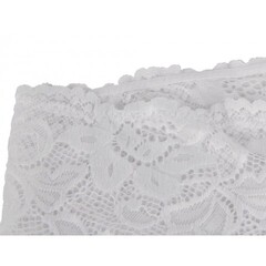 Трусики-шортики кружевные белые (XS-S)