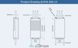 ESC регулятор мотора T-Motor Alpha 60A LV 6S