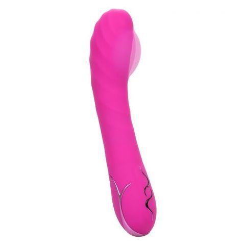 Розовый вибромассажер Insatiable G Inflatable G-Wand с функцией расширения - 21,5 см. - California Exotic Novelties SE-4510-10-3