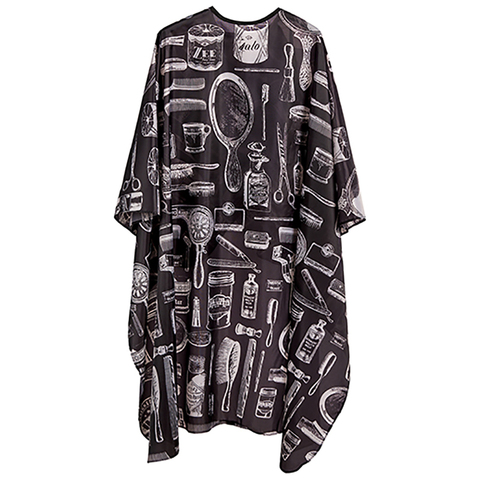 Парикмахерская накидка Harizma, 140х160см, "Инструменты барбера" (h10880B)