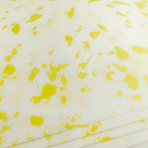 Фоамиран для творчества 1мм зефирный размер 50х50см/цвет мраморно-желтый  (10шт)