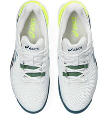Теннисные кроссовки Asics Gel-Resolution 9 Clay - white/restful teal