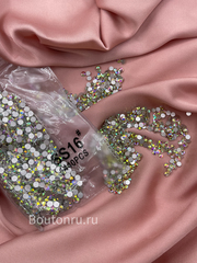 Стразы хамелеон (CRYSTAL AB) клеевые холодная фиксация
