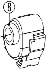 Запчасть №8 для Ken 6250N-Корпус редуктора