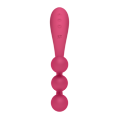 Мультифункциональный вибратор для тройной стимуляции Satisfyer Tri Ball 1 красный