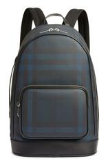 Рюкзак в клетку Burberry London Check синий