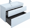 Aquanet 249922 Тумба Nova 100 2 ящ. (SLIM SYNERGY) цв.бел. глянец (249922)